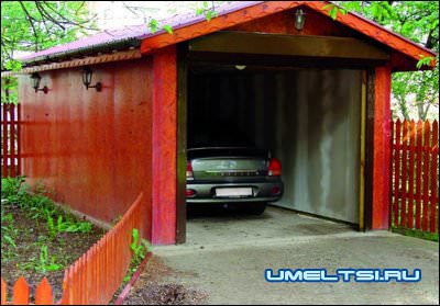 Строительство каркасного гаража Строительство каркасного гаража