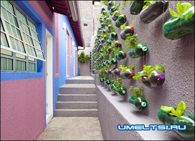 Поделки из пластиковых бутылок для сада и огорода