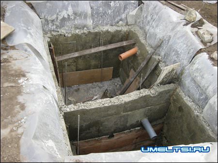септик после снятия опалубки септик после снятия опалубки