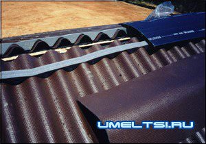 монтаж конька