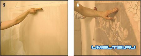 создаем фактуру, второй слой должен высохнуть