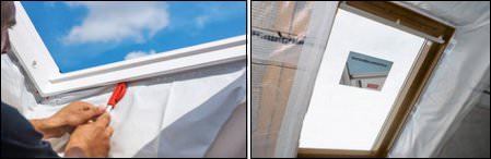 Монтаж пароизоляционного фартука Монтаж пароизоляционного фартука