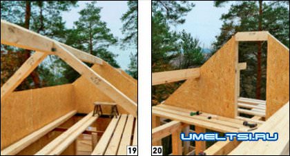 Длинные панели в ней будут опираться на три прогона Длинные панели в ней будут опираться на три прогона