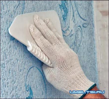 поклейка обоев