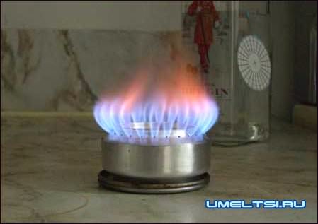 спиртовая горелка работает спиртовая горелка работает