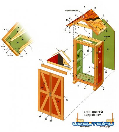 чертежи шкафа