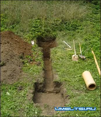 стоительство коптильни, вырыли яму стоительство коптильни, вырыли яму