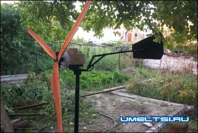 Ветрогенератор из асинхронного двигателя винт Ветрогенератор из асинхронного двигателя винт