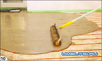 Распределяем смесь Распределяем смесь