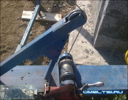 Подъемный кран своими руками