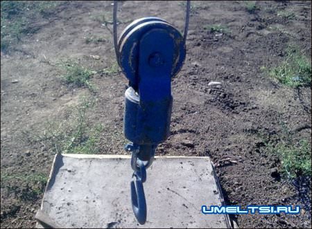 Подъемный кран своими руками