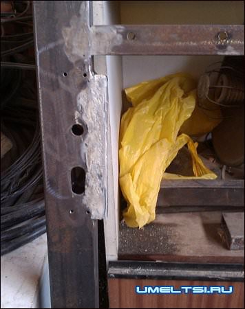 зачистка швов