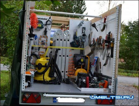 инструмент в прицепе инструмент в прицепе