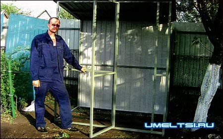 Садовая кладовая из профильного листа