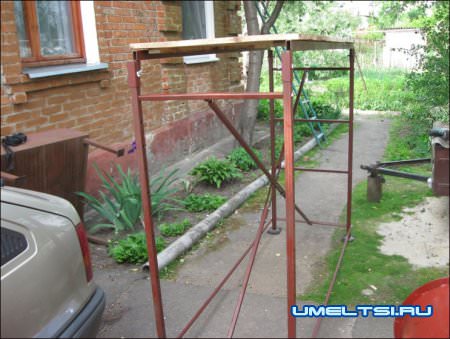 Строительные леса своими руками