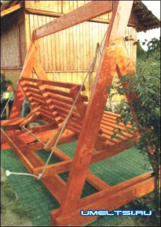 Cадовая качеля ход строительства Cадовая качеля ход строительства