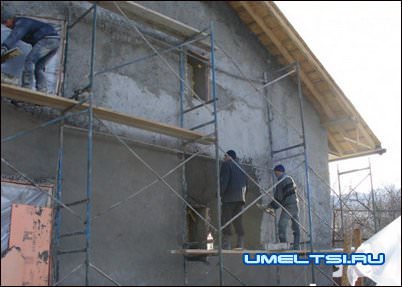 нанесение штукатурки нанесение штукатурки