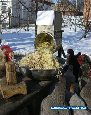 Самодельная ручная корморезка своими руками Самодельная ручная корморезка своими руками