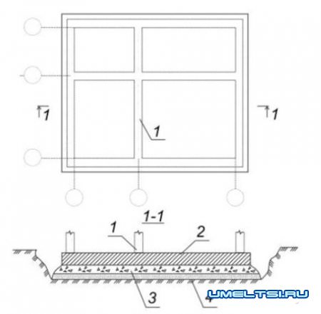 Плитный фундамент