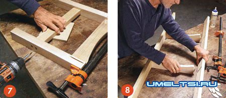 Скамейка садовая своими руками ход работ