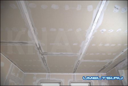 Подвесной потолок из гипсокартона