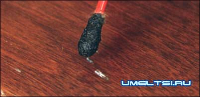 небольшое повреждение исправит капля морилки небольшое повреждение исправит капля морилки