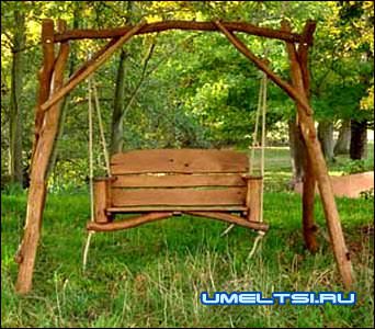 Скамейки для сада своими руками