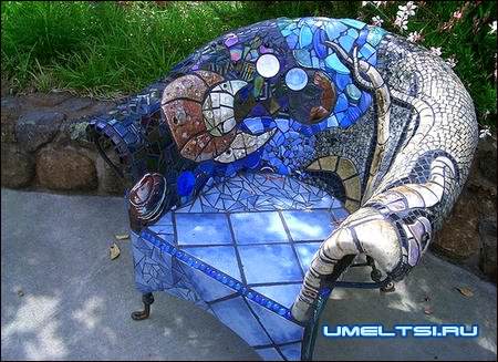 Мозаика из битой плитки Мозаика из битой плитки