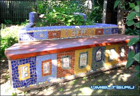 Мозаика из битой плитки Мозаика из битой плитки