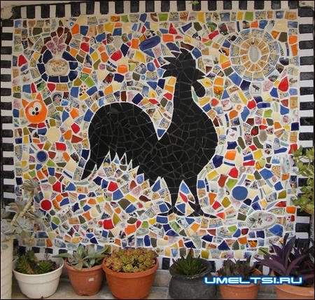 Мозаика из битой плитки Мозаика из битой плитки