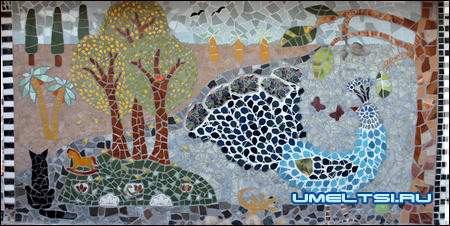 Мозаика из битой плитки Мозаика из битой плитки