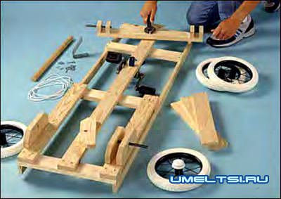 Ход работы по изготовлению детского автомобиля Ход работы по изготовлению детского автомобиля