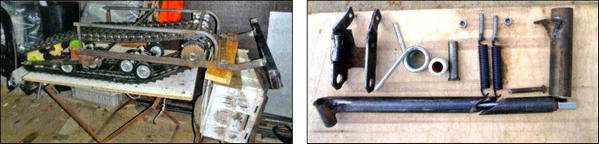 Компактный самодельный снегоход Компактный самодельный снегоход