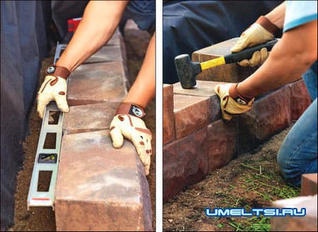 Подпорная стенка своими руками Подпорная стенка своими руками