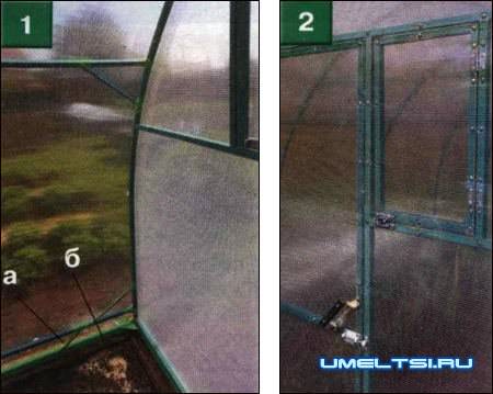 Творческая доработка теплицы Творческая доработка теплицы