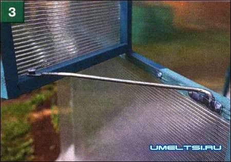 Творческая доработка теплицы Творческая доработка теплицы