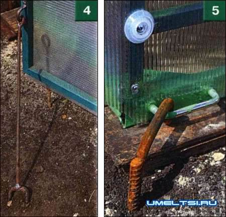 Творческая доработка теплицы Творческая доработка теплицы