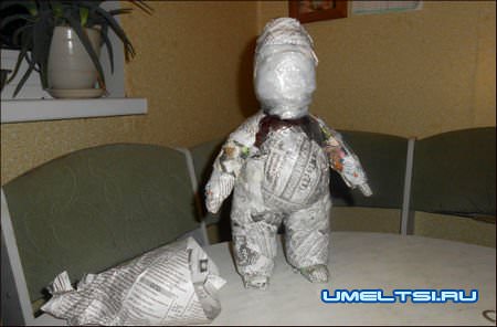 Гном из пластиковых бутылок своими руками Гном из пластиковых бутылок своими руками