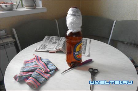 Гном из пластиковых бутылок своими руками Гном из пластиковых бутылок своими руками