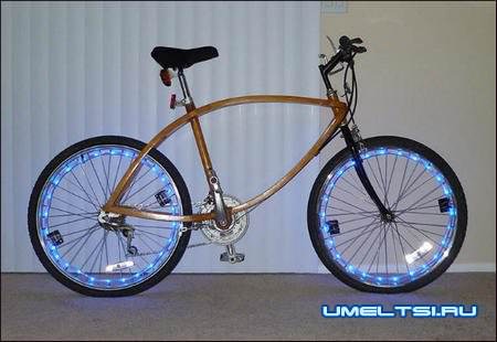 Подсветка колес велосипеда Подсветка колес велосипеда