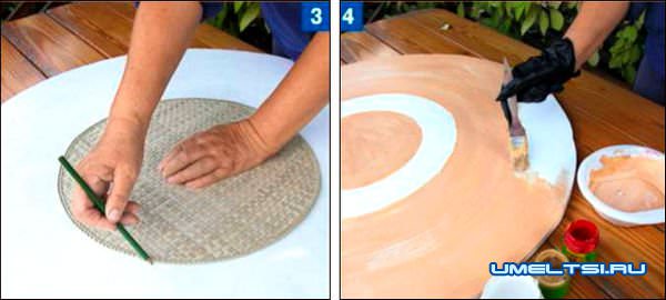 садовый столик своими руками