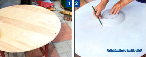 садовый столик своими руками