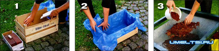 Бетонные кадки