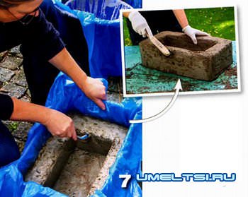 Бетонные кадки