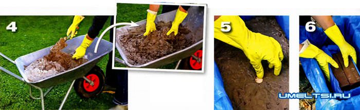 Бетонные кадки