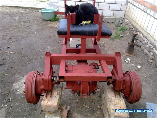самодельный минитрактор-рама самодельный минитрактор-рама