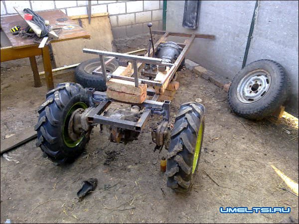 самодельный минитрактор-рама самодельный минитрактор-рама