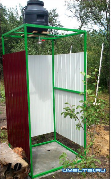 Летний душ своими руками Летний душ своими руками