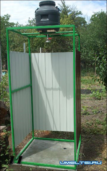 Летний душ своими руками Летний душ своими руками