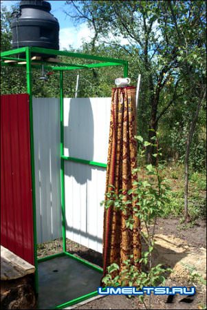Летний душ своими руками
